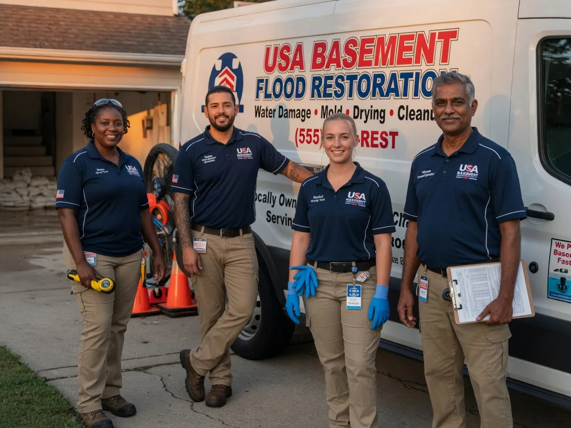 Basement Flood Cleanup company in Burnham, PA